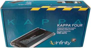   INFINITY KAPPA FOUR CAR AUDIO 4 CHANNEL AMPLIFIER 600 WATT CLASS D AMP