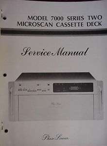 PHASE LINEAR PL 7000 II CASSETTE SERVICE MANUAL 90 page  