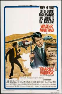 Charley Varrick Original U.S. One Sheet Movie Poster  