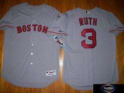 VINTAGE Red Sox BABE RUTH AUTHENTIC GAME Jersey GRAY  