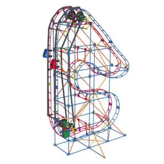   DoubleShot Roller Coaster Builds over 3.5 feet tall w/1100 Knex Pieces