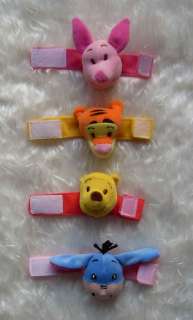Baby infant Soft Toys Disney the pooh Wrist Watch Rattles tigger 