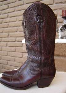GORGEOUS Vintage Dan Post Cowboy Boots, size 5.5 C  