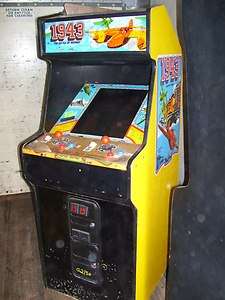 1943 upright arcade game coin operated  