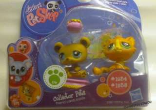 NEW* LPS LITTLEST PET SHOP #1834 #1835 BENGAL TIGER AND BEAR WITH 