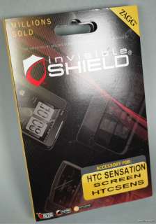 New zagg invisible shield for htc sensation 4G front screen