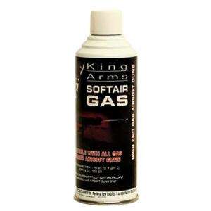 King Arms Airsoft Green Gas 8oz Can, 12 pack  