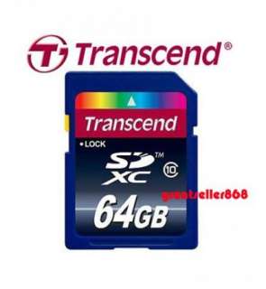 Transcend 64GB SD XC SDXC 64 G GB 64G Class 10 Card  