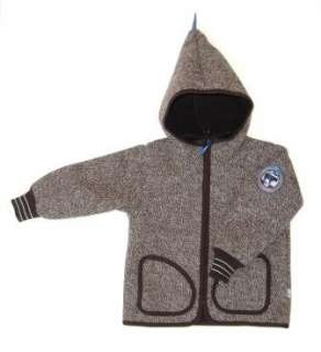 Finkid Windstop Strickfleece Jacke braun meliert TONTTU WIND  