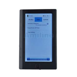 NW 7 TFT e Book Reader eBook PDF DOC  MP4 Black 4GB  