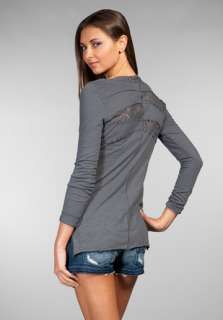 FREE PEOPLE Daytripper Henley in Grey  