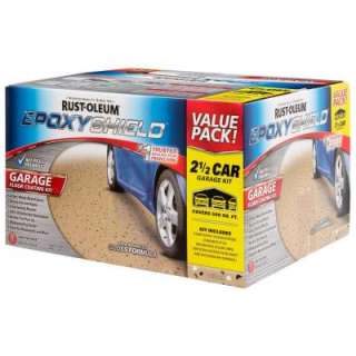 EPOXYShield 2 Gallon Tan High Gloss 2 Part Epoxy Garage Floor Coating 