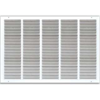 SPEEDI GRILLE 30 In. X 20 In. White Return Air Vent Grille With Fixed 