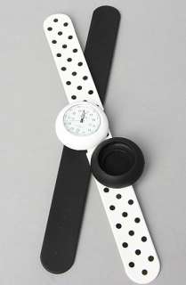 TKO Watches The Slapper Interchangeable Watch in White and Black Dot 