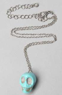   Skull Sea Necklace in Blue  Karmaloop   Global Concrete Culture