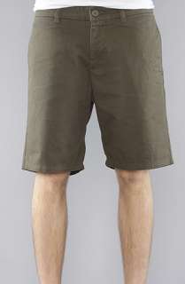 Brixton The Thompson Shorts in Olive  Karmaloop   Global Concrete 