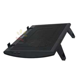   12 15 Inch Adjustable Notebook Cooler Pad Black+18 USB Cable  