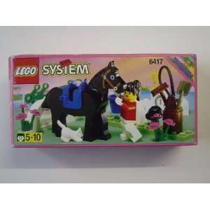 Lego System 6417 Pferdeturnier mit Hindernissen & Reiter  