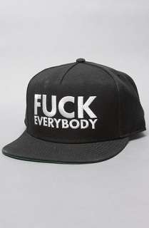 BGRT The F Everybody Snapback Hat in Black  Karmaloop   Global 