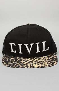 Civil The Civil Leopard Hat in Black  Karmaloop   Global Concrete 
