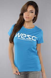 WeSC The WeSC Basic Tee in Industrial Blue  Karmaloop   Global 