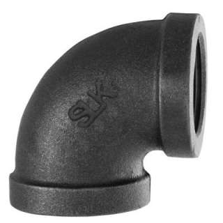 LDR Industries 1 1/2 In. Black Iron 90 Degree FPT X FPT Elbow 310 E90 