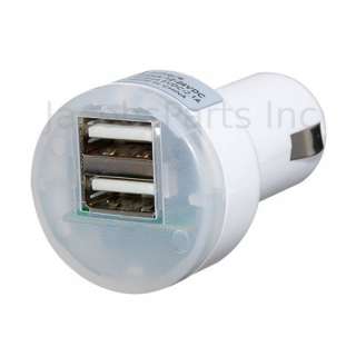  USB Port Car Charger Adapter for Apple iPad iPod iPhone 3G 3GS 4G 4S