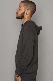 Nixon The Nooner Hoody in Black Heather  Karmaloop   Global 