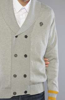 Under Two Flags The Double Breasted Cardigan in Grey  Karmaloop 