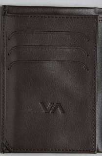 RVCA The Kade Wallet in Brown  Karmaloop   Global Concrete 