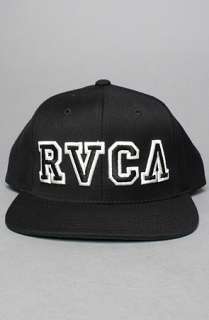 RVCA The College Drop Out Hat in Black White  Karmaloop   Global 