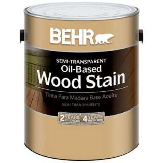 BEHR 1 Gal. Oil Based Cedar Naturaltone Wood Stain 453301 at The Home 