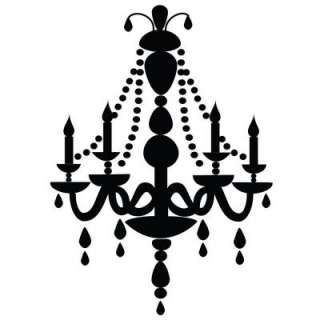 Trace Designs 24 In. x 36 In. Chandelier Shadow Trace and Paint Mural 
