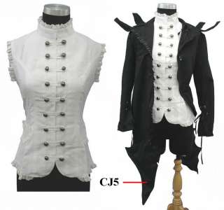 v2, white lady Corset gothic lolita vest  