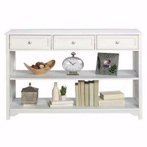   Oxford White 3 Drawer Console Table 2914510410 