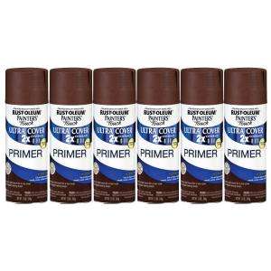 Painters Touch 12 oz. Flat Red Primer Spray Paint (6 Pack) 182676 at 