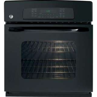 GE 27 in. Electric Convection Single Wall Oven in Black JKP70DPBB at 