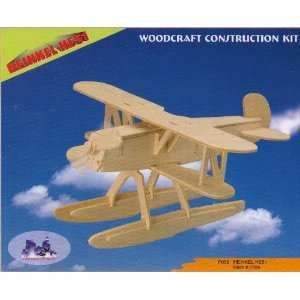 Holzpuzzle 3D Optik Flugzeug Heinkel HE51 Basteln Modellflugzeug 