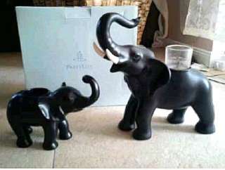 Original Partylite Elefanten, groß & klein, Afrika Serie in 