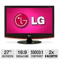 The LG M2762D PM 27 Widescreen HD TV Monitor can bring you Full HD 