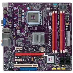 ECS G43T M Motherboard   Intel G43, Socket 775, MicroATX, Audio, Video 