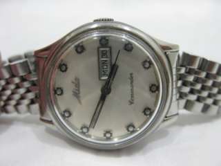 Mido Commander with Day Date, Steel Case, Automatic Ladies Watch 
