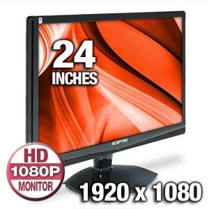 Sceptre X240T 1920 24 Widescreen LCD Monitor   1080p, 1920x1080, 10000 