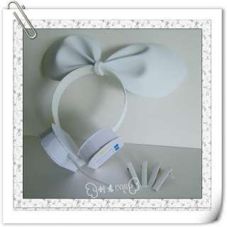   Headphone (For cosplay only, not function) + Head Bow + Hair Pin x 4