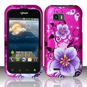 For T Mobile LG myTouch Q Rubberized HARD Case Phone Cover Pink 