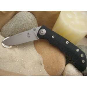 Lone Wolf Knives LC14600 Harsey T2 Folder, Nylon Handle, Plain  