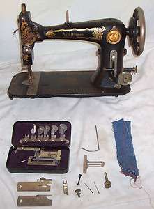   Waltham American Sphinx Treadle Sewing Machine   Serviced See Video