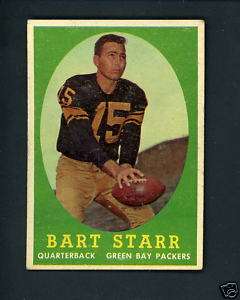 1958 Topps # 66 Bart Starr Packers  