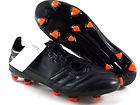 Adidas F50 Adizero Fg Black/Orange Leather Soccer Futball Cleats Boots 