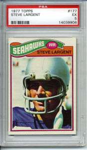 1977 Topps Steve Largent #177 PSA 5  